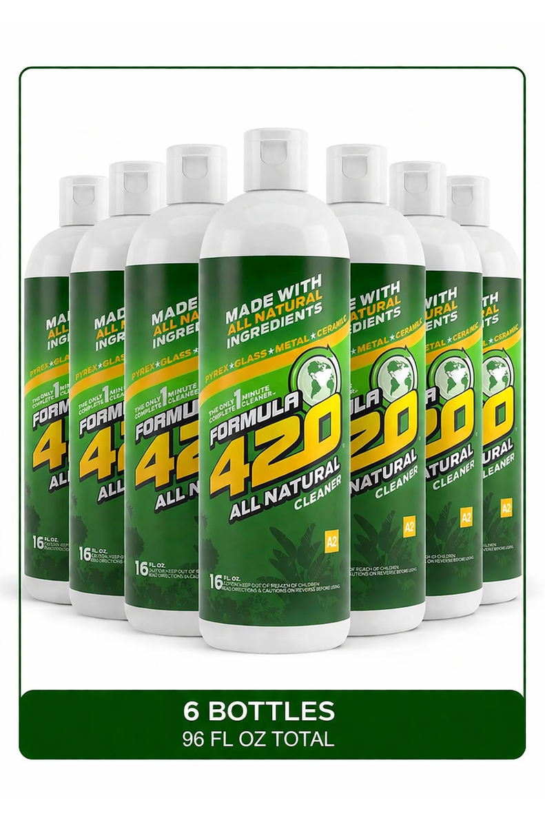 Glass Cleaner – All Natural Formula | Multi-Surface | Liquid Solution | 12 oz
