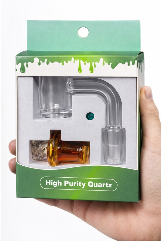 terp pearls quartz banger set 14mm male carb cap quartz nail kit