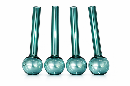 5 packs Glass Oil Burner Pipe – Multi Color | Durable Borosilicate Glass | Compact Design | 4.5 Inch