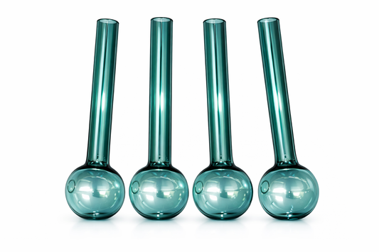 5 packs Glass Oil Burner Pipe – Multi Color | Durable Borosilicate Glass | Compact Design | 4.5 Inch