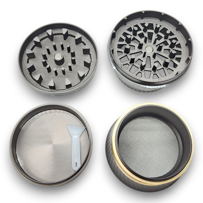 Herb Grinder – Premium Manual Grinder | Metal Build | Whirly Design | Compact Size