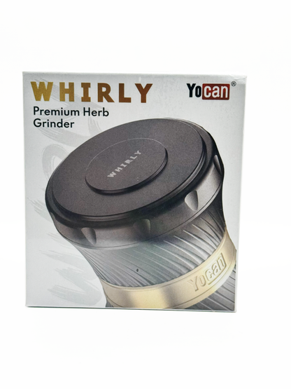 Yocan Whirly premium herb grinder packaging