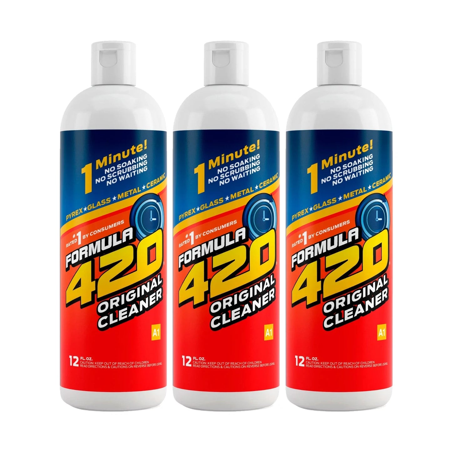 Glass Cleaner – Advanced Formula | Multi-Surface | Liquid Solution | 12 oz